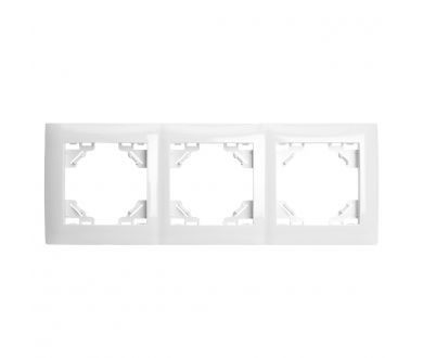 Купить Рамка трехместная Stekker PFR00-9013-01 Эрна Элегант 49631 Рамка трехместная Stekker PFR00-9013-01 Эрна Элегант 49631