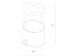 Встраиваемый светильник ARTE Lamp A3120PL-1WH