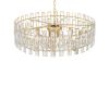 Подвесная люстра Lumina Deco Florina LDP 7041-800 F.GD