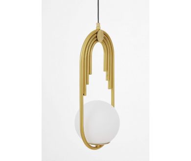 Купить Подвесной светильник Lumina Deco Zanetti LDP 5522-1 WT+MD Подвесной светильник Lumina Deco Zanetti LDP 5522-1 WT+MD