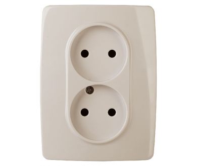 Розетка 2x2P Эра 12-2107-02 Б0031239