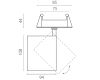 Встраиваемый светильник Lightstar Alta Base A5437RS