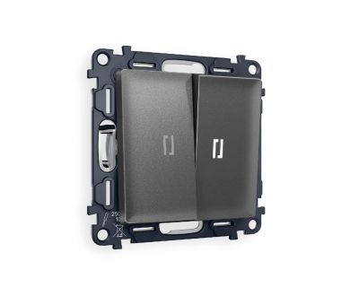 Купить Комплект механизма 2-кл выключателя с подсветкой Ambrella Volt Alfa MA654015 Комплект механизма 2-кл выключателя с подсветкой Ambrella Volt Alfa MA654015