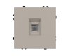 Механизм телефонной розетки Arlight SCT-NOBE-MTL1-SFPL-CA (RJ-11, 4C) (Кашемир) 061892