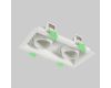 Встраиваемый светильник Crystal Lux CLT 069C2 WH