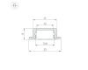 Профиль Arlight LINE-2308-F-2000 ANOD BLACK 040301