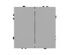 Выключатель проходной 2 кл софт-тач никель Arlight SWT-MKP2-SFPL-IS (250V, 10A) 059423(1)