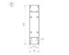 Профиль Arlight SL-LINE-25100-DUAL-2500 WHITE 043112