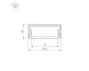 Алюминиевый профиль с экраном Arlight ARH-Wide-H10-2000 Anod+Opal 036768