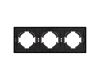 Рамка пластиковая на 3 поста Arlight FRM-TENDO-PL-3-BK 053844