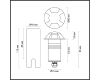 Грунтовый светильник Odeon Light Wald 6662/3GL