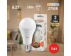 Лампа светодиодная Эра E27 25W 2700K LED A65-25W-827-E27 Б0035334