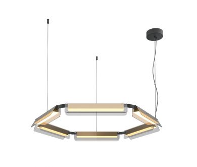 Купить Подвесная люстра Maytoni Flat MOD296PL-L60BS3K Подвесная люстра Maytoni Flat MOD296PL-L60BS3K