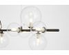 Подвесная люстра Lumina Deco LDP 7033-7 BK+CL