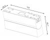Трековый светильник SWG PRO DL-SLIM-FLWH-10-CCT 022085