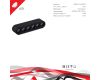 Трековый магнитный светильник Reluce 13002-9.3-001UR magnetic LED6W BK