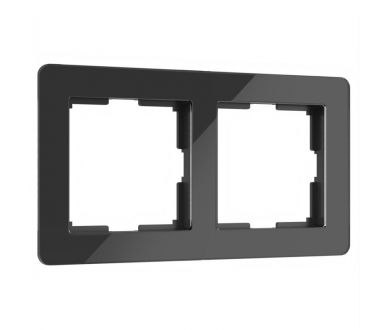 Купить Рамка на 2 поста Werkel Acrylic черный 4690389184857 W0022708 Рамка на 2 поста Werkel Acrylic черный 4690389184857 W0022708