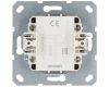 Выключатель одноклавишный перекрестный 10A 250V с накладкой, цвет Тауп Jasmart G3013T