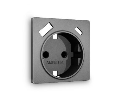Купить Лицевая панель для розетки с/з со шторками 2USB A+C Ambrella Volt Alfa AP6600 Лицевая панель для розетки с/з со шторками 2USB A+C Ambrella Volt Alfa AP6600