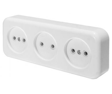 Купить Розетка 3-местная Stekker PST16-50-20 (RA 16-344-Б) 39699 Розетка 3-местная Stekker PST16-50-20 (RA 16-344-Б) 39699