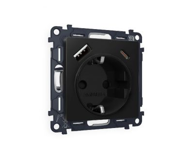 Купить Комплект механизма розетки 2USB A+C 20W (быстрая зарядка) с/з Ambrella Volt Alfa MA810010 Комплект механизма розетки 2USB A+C 20W (быстрая зарядка) с/з Ambrella Volt Alfa MA810010