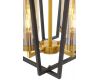 Подвесная люстра Lumina Deco Afres LDP 1246-4 BK+MD