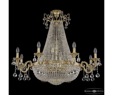 Купить Потолочная люстра Bohemia Ivele Crystal 2128H201/8/100IV/Y1 G Потолочная люстра Bohemia Ivele Crystal 2128H201/8/100IV/Y1 G