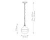 Подвесной светильник Feiss Cadence FE-CADENCE-1P-BS