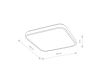 Потолочный cветильник Nowodvorski Agnes Square Led Pro White 10990