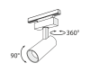 Трековый светильник Maytoni Track lamps TR019-2-15W4K-B