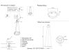 Подвесной светильник Crystal Lux CLT 027C3 D450 BL