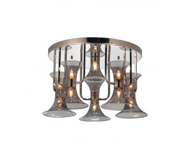 Купить Потолочная люстра Lumina Deco Warni LDC 6819-5 GY Потолочная люстра Lumina Deco Warni LDC 6819-5 GY