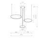 Подвесная люстра Nowodvorski Circolo Led M Silk Oliv E 11398