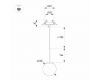 Подвесной светильник Arlight SP-BEADS-HANG-BUILT-T-R100-8W Warm3000 (BK, 180 deg, 230V) 056419