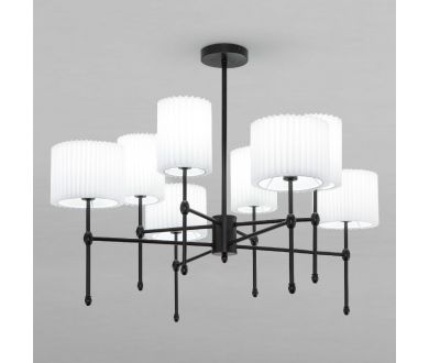 Купить Люстра на штанге Eurosvet Notturno 60162/8 черный Smart a065663 Люстра на штанге Eurosvet Notturno 60162/8 черный Smart a065663