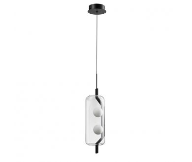 Купить Подвесной светильник Arte Lamp Geneva A2341SP-2BK Подвесной светильник Arte Lamp Geneva A2341SP-2BK