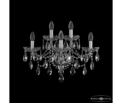 Купить Бра Bohemia Ivele Crystal 1415B/3+2/200/XL Ni Бра Bohemia Ivele Crystal 1415B/3+2/200/XL Ni