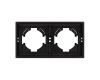 Рамка пластиковая на 2 поста Arlight FRM-TENDO-SFPL-2-BK 054646