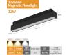 Трековый магнитный светильник iLedex Vision SMART 4822-001-L300-12W-110DG-BK