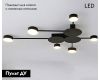 Потолочная люстра Kink Light Фирс 2206D,19