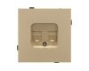 Механизм компьютерной розетки двойной SCT-TENDO-MPC2-SFPL-GD (RJ-45, CAT6) 054596