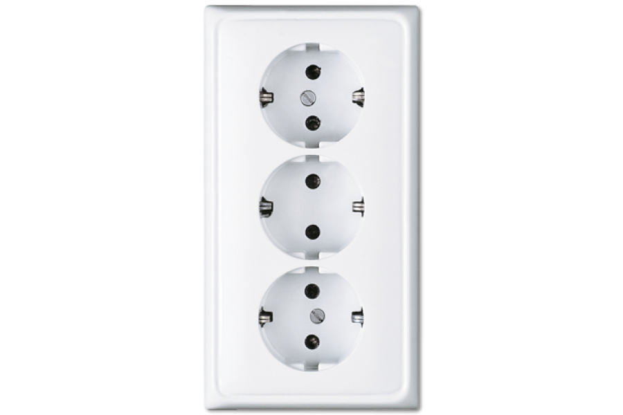 Розетка с заземлением Jung CD523WW