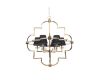 Подвесная люстра Lumina Deco Baltimore LDP 8020-6 GD+BK