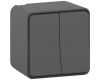 Выключатель 2-клавишный Schneider Electric MUR40914