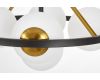 Подвесная люстра Lumina Deco Donzano LDP 8034-5 BK+WT
