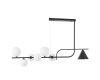 Подвесная люстра Lumina Deco LDP 7036-7 BK+WT