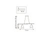 Подвесная люстра Lightstar Cone GW 757046