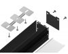 Алюминиевый профиль Ambrella Light Profile System GP2500BK