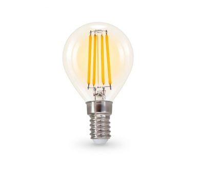 Купить Филаментная светодиодная лампа Ambrella Light Bulbing E14 11W 2700K шар 451133 Филаментная светодиодная лампа Ambrella Light Bulbing E14 11W 2700K шар 451133