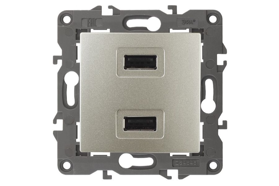 Розетка USB Эра 14-4110-04 Б0034371
